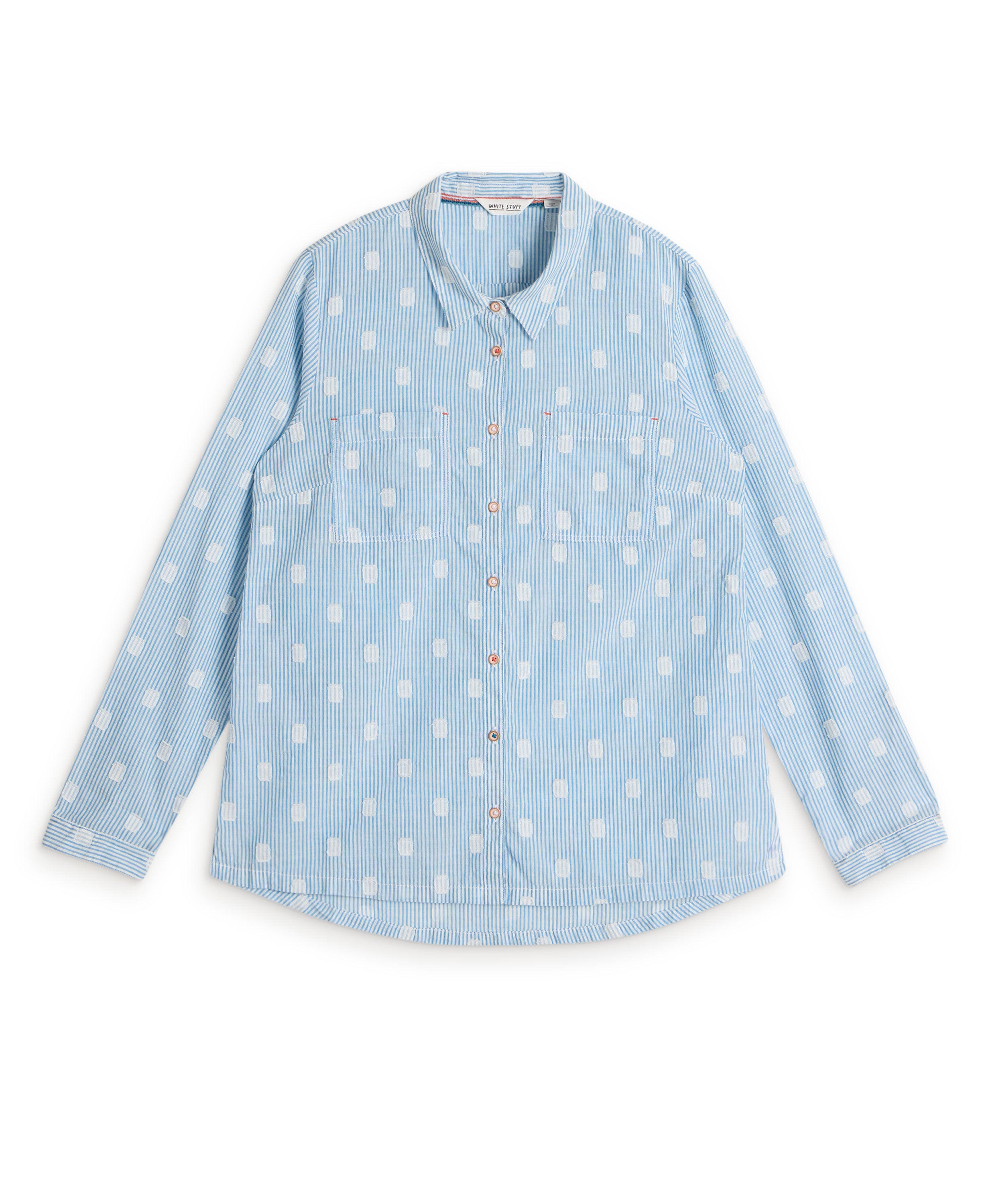 Sophie Organic Cotton Shirt - Blue Multi