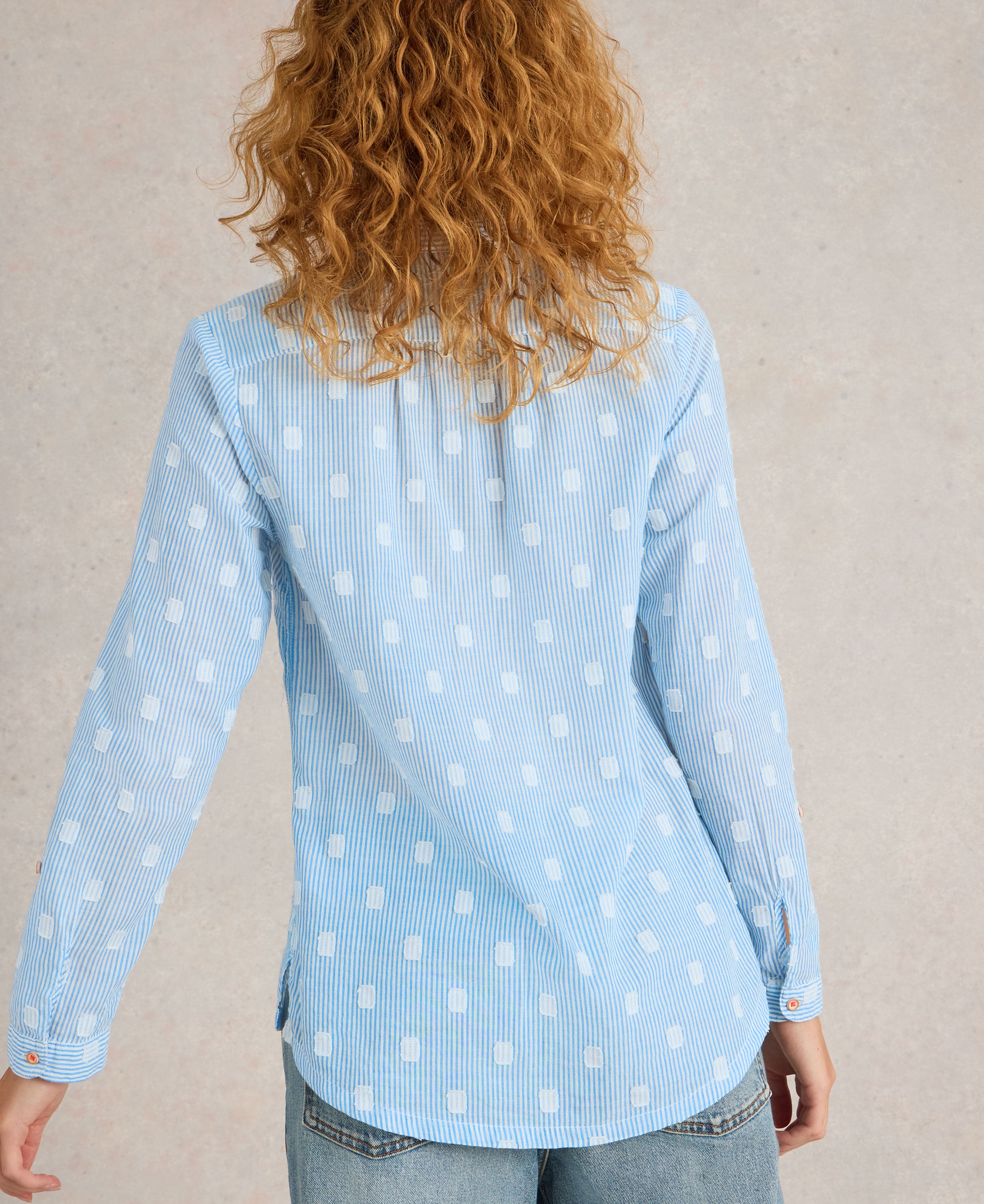 Sophie Organic Cotton Shirt - Blue Multi