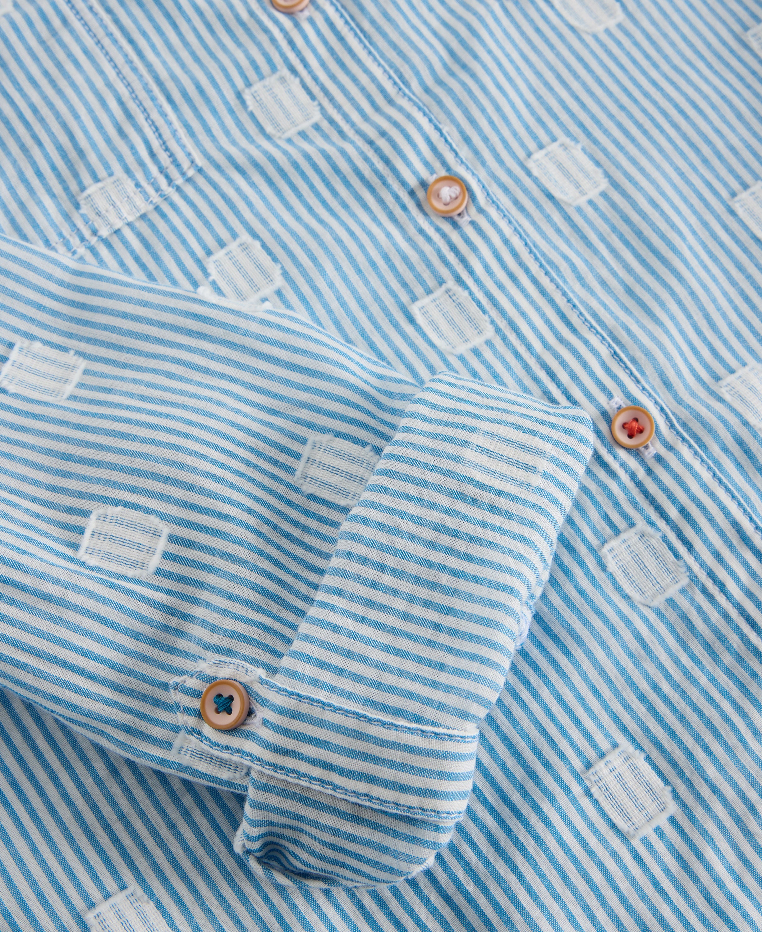 Sophie Organic Cotton Shirt - Blue Multi