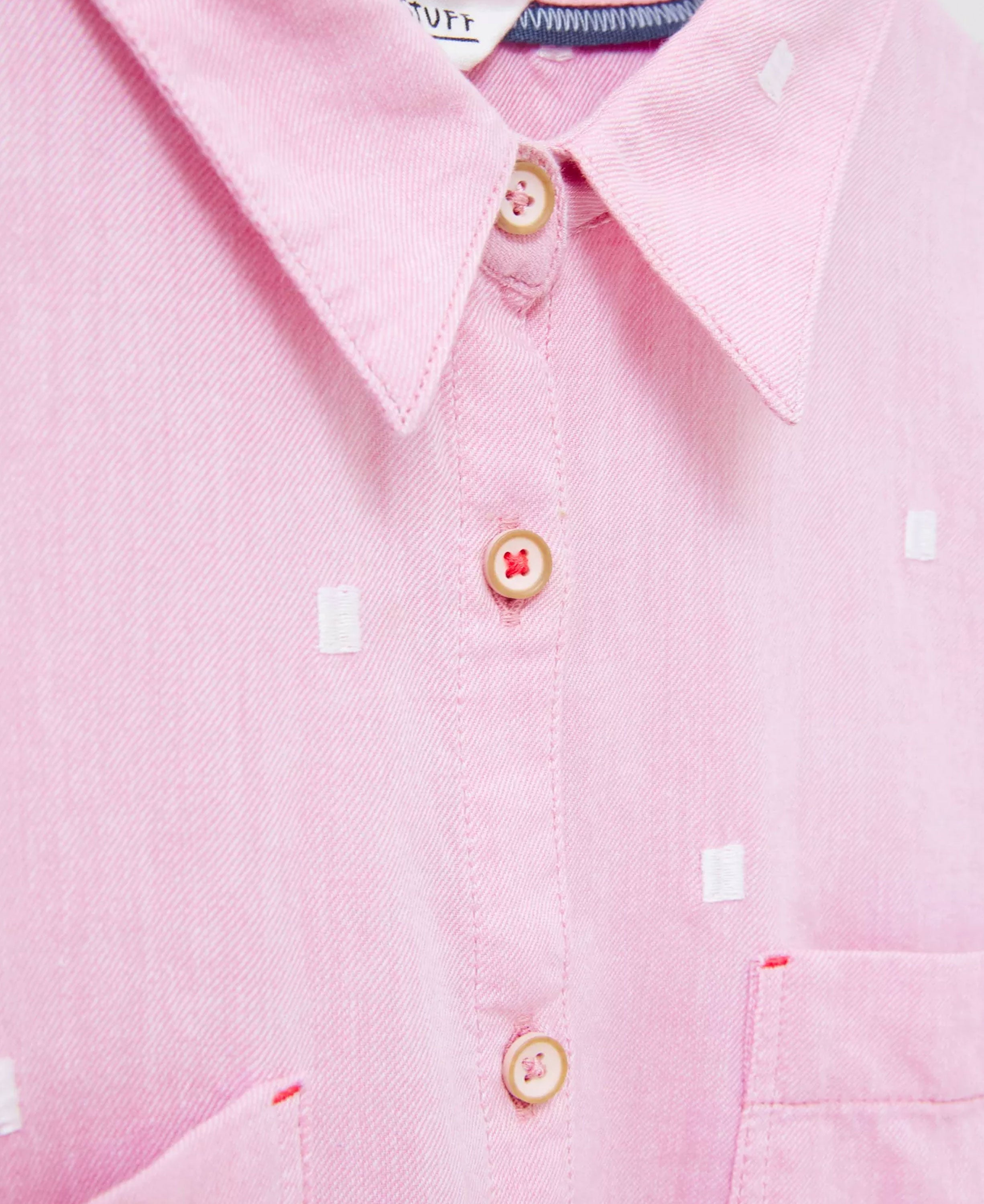 Sophie Organic Cotton Shirt - Pink Multi