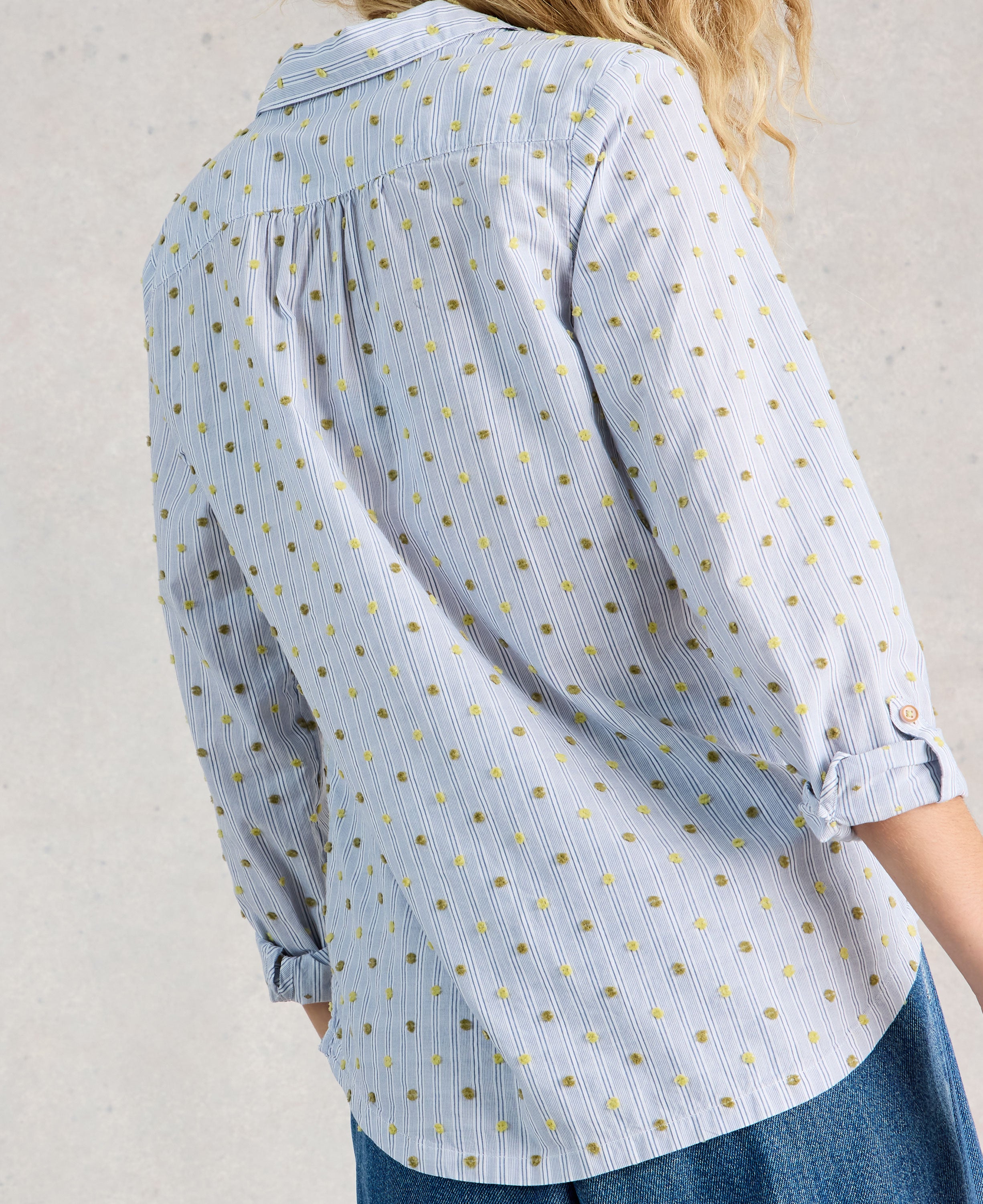 Sophie Organic Cotton Shirt - Blue Multi