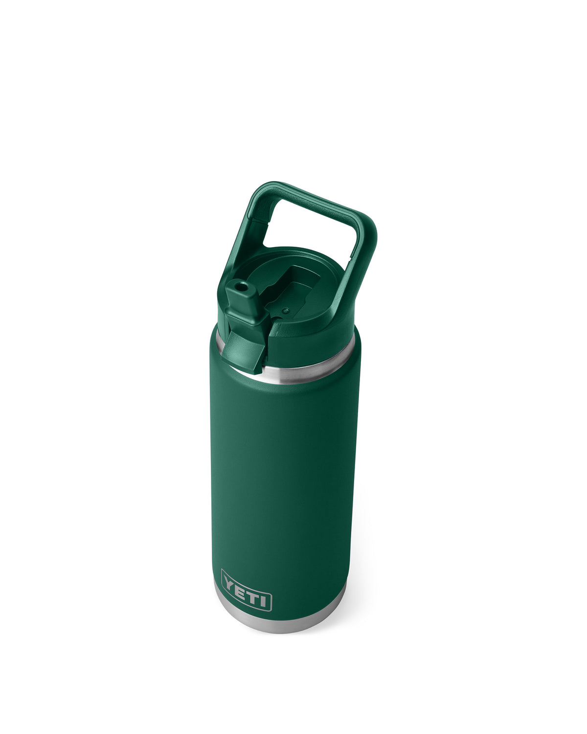 Rambler 26oz Straw Bottle - Black Forest Green