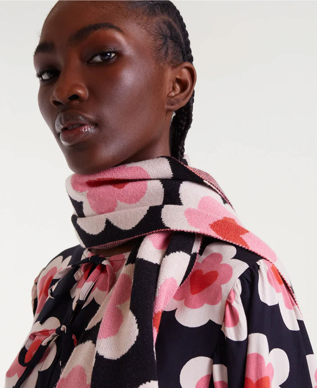 Jacquard Scarf - Conversational Print