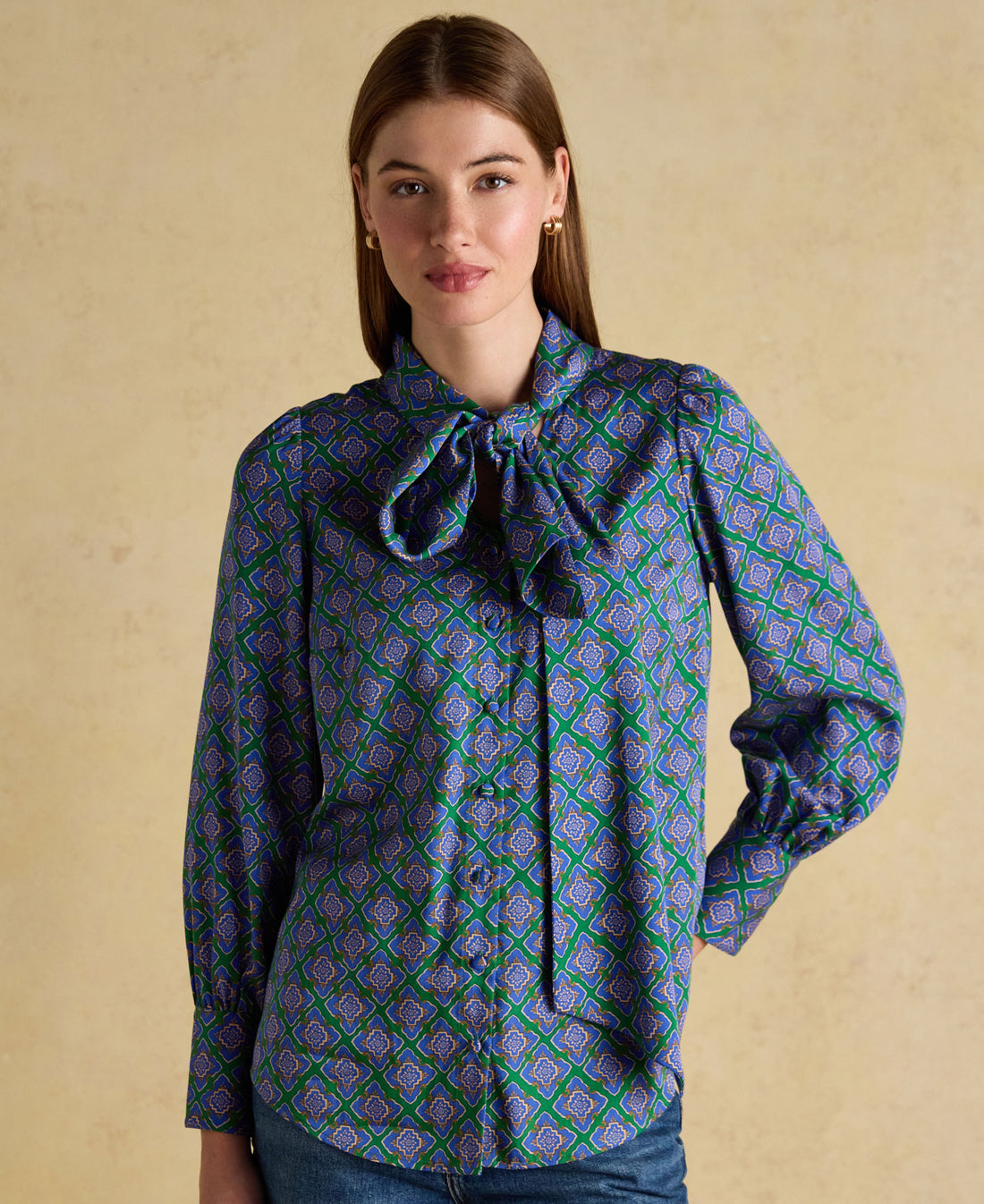 Tabby Shirt- Blue/Green