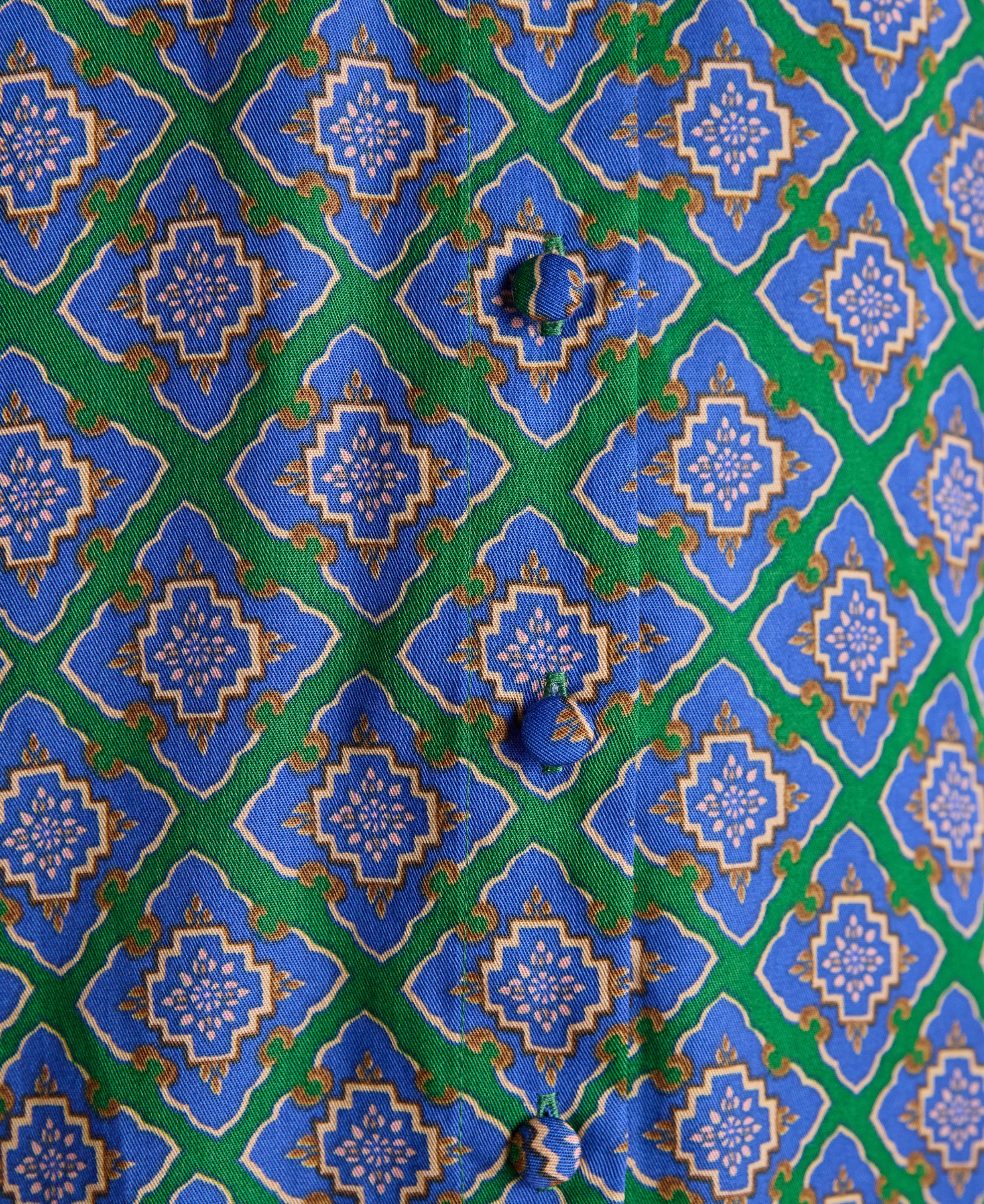 Tabby Shirt- Blue/Green