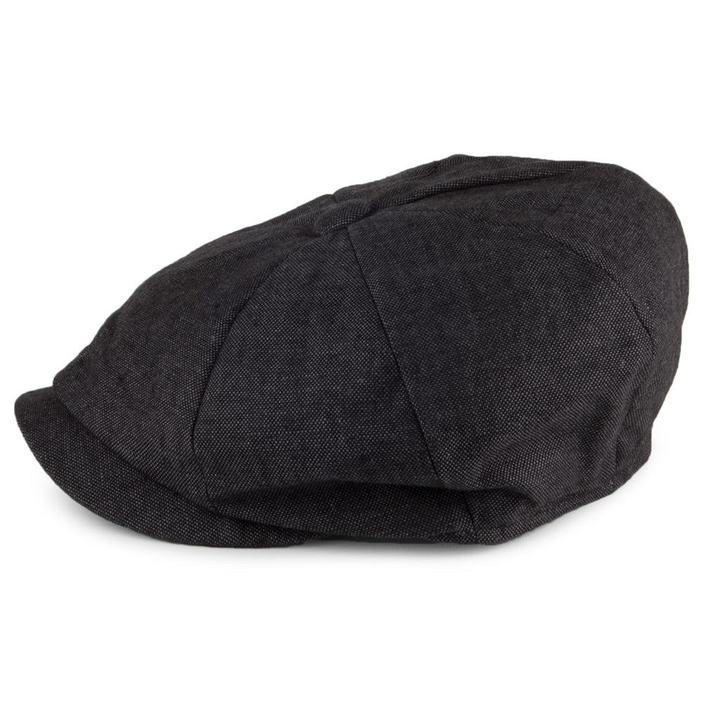 Irish Linen Alfie Hat - Charcoal