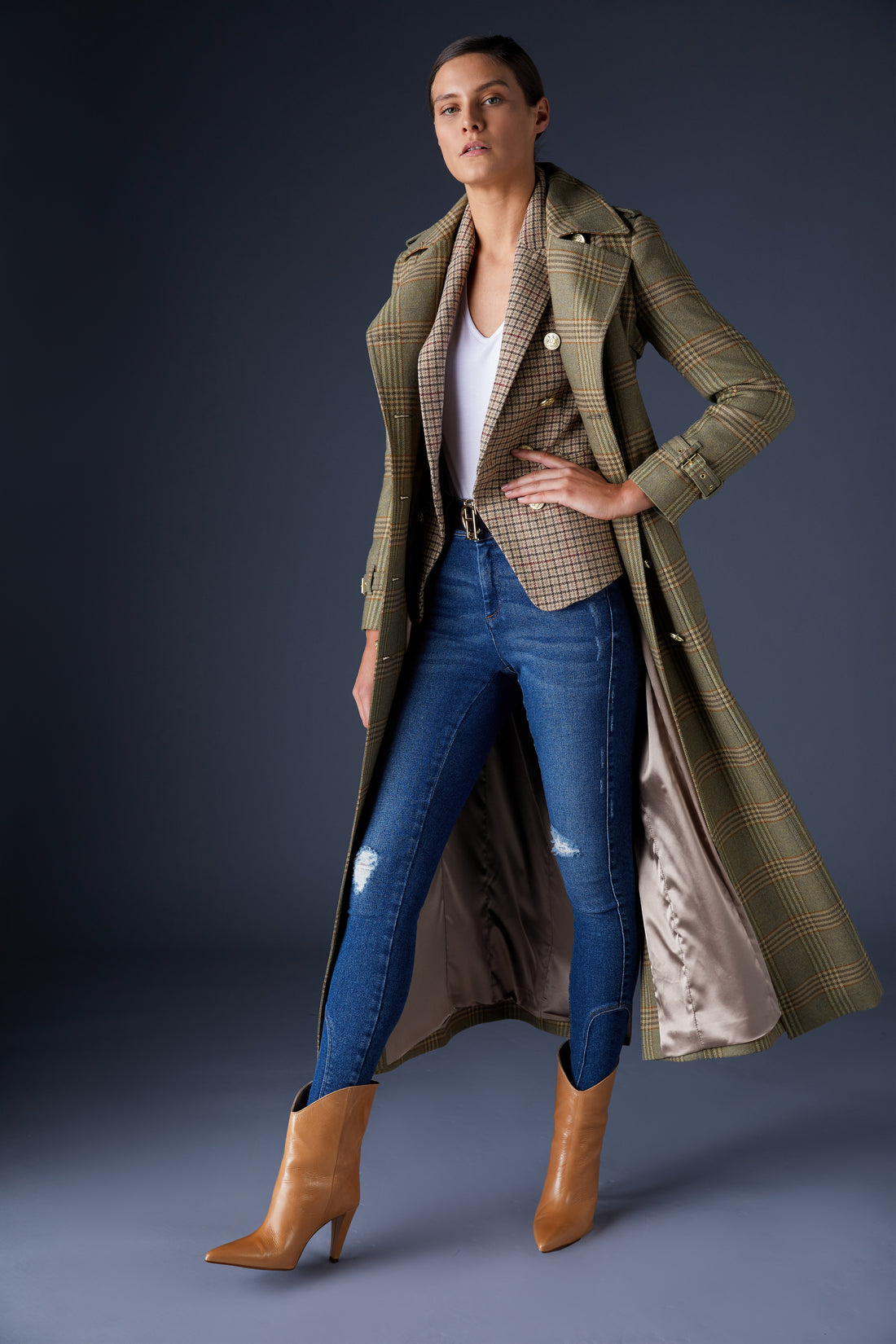 Full Length Marlborough Trench Coat - Leveret