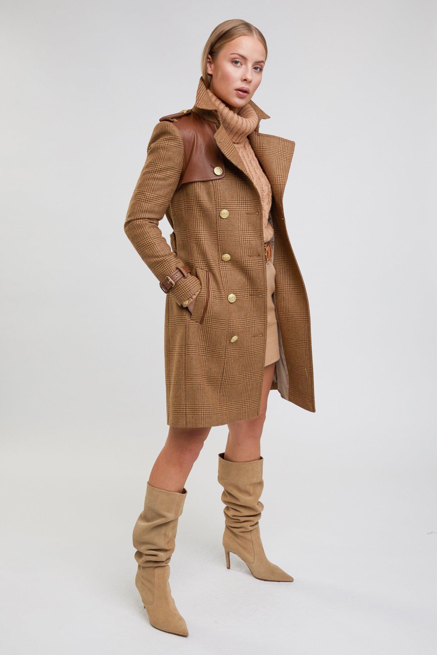 Marlborough Trench Coat - Tawny
