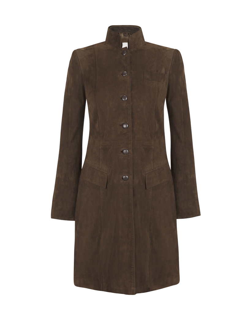 Soldier Long Suede Coat - Tuffler