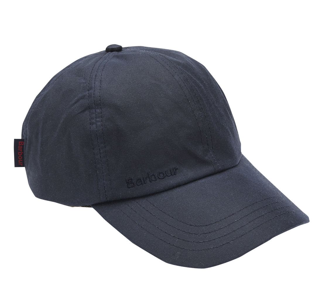 Waxed Sports Cap - Navy