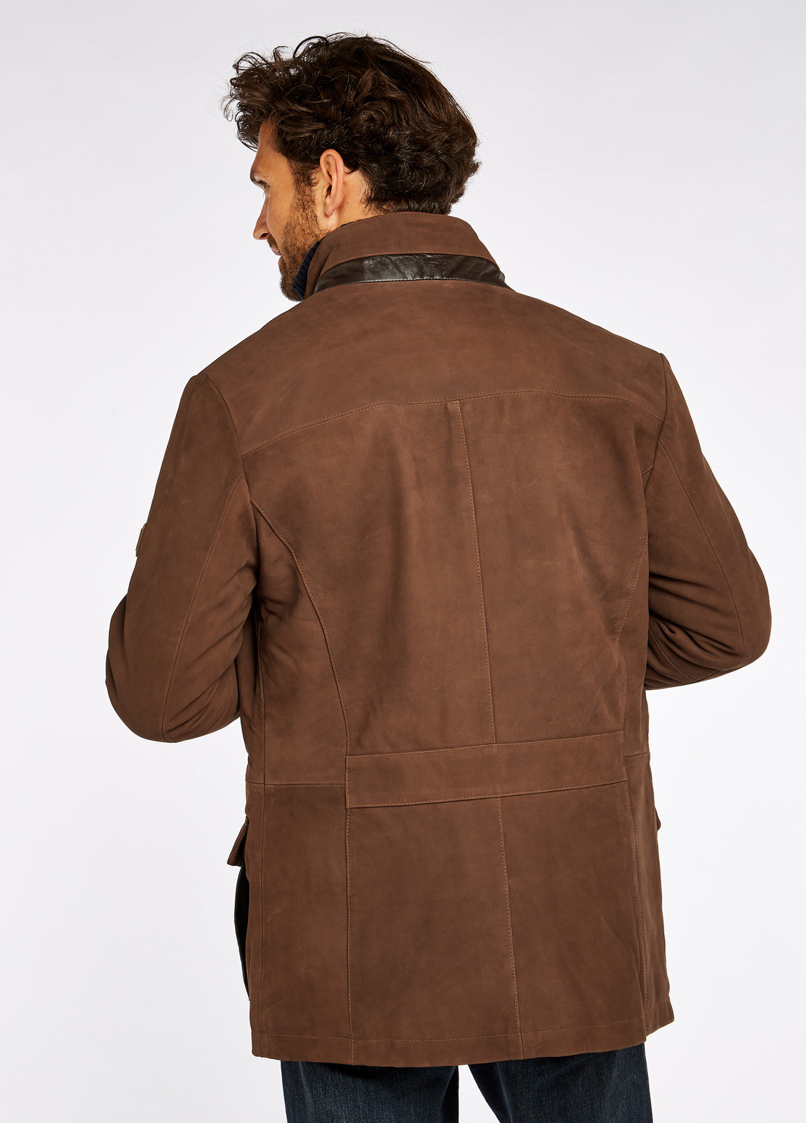 Moore Leather Jacket - Walnut