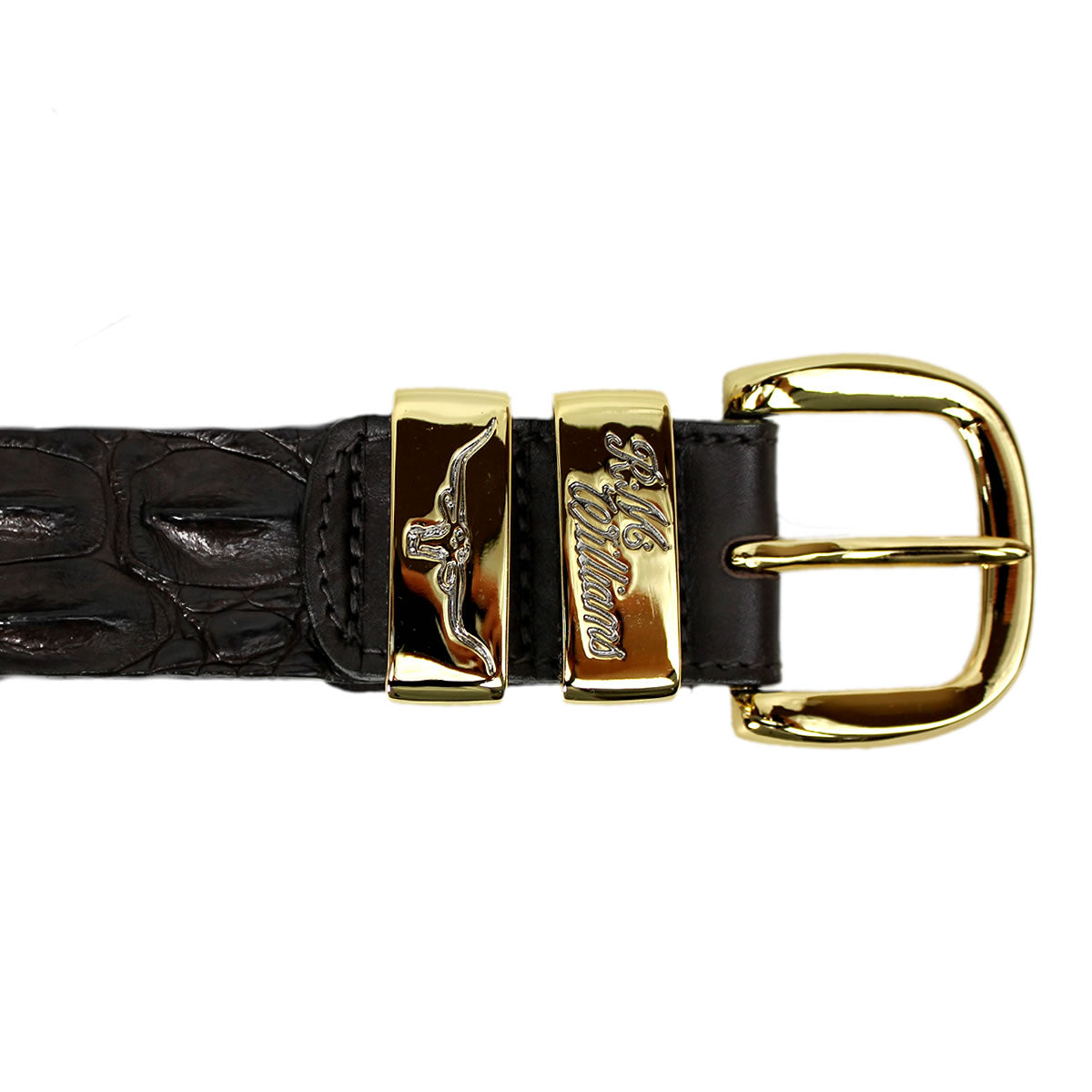 Saltwater Crocodile Belt - Chestnut