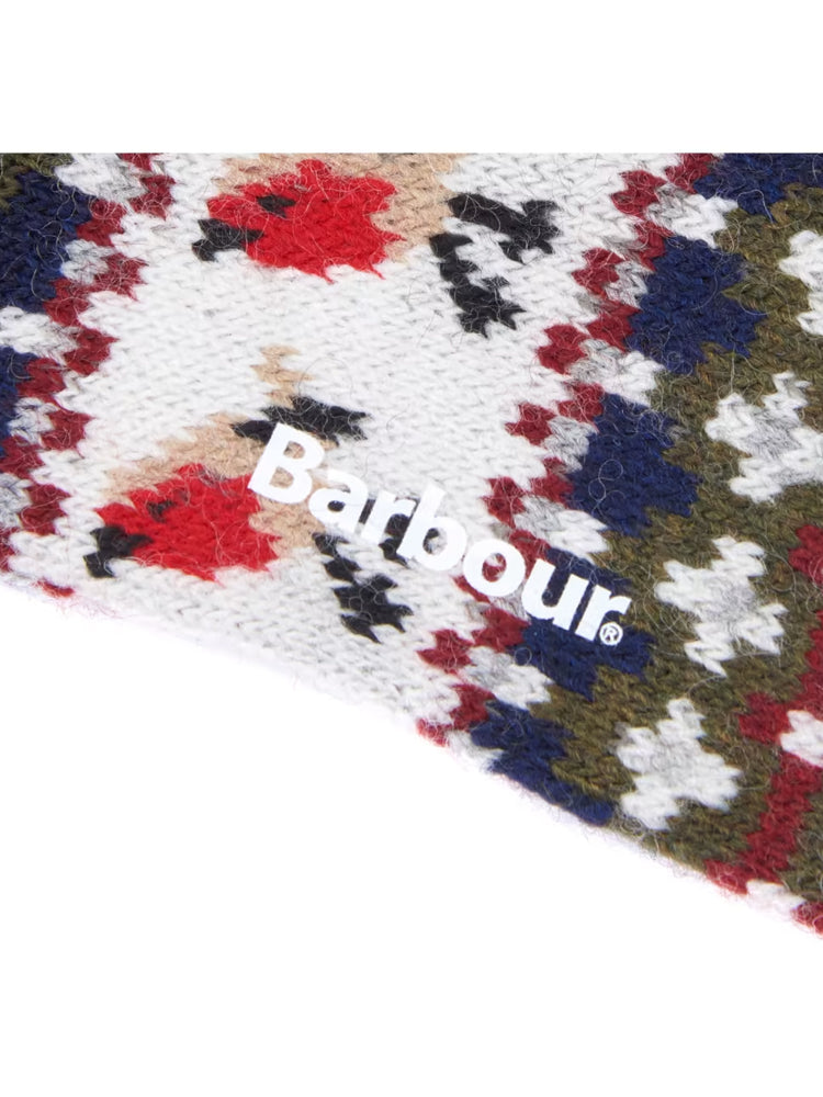 Robin Fair Isle Socks - Olive