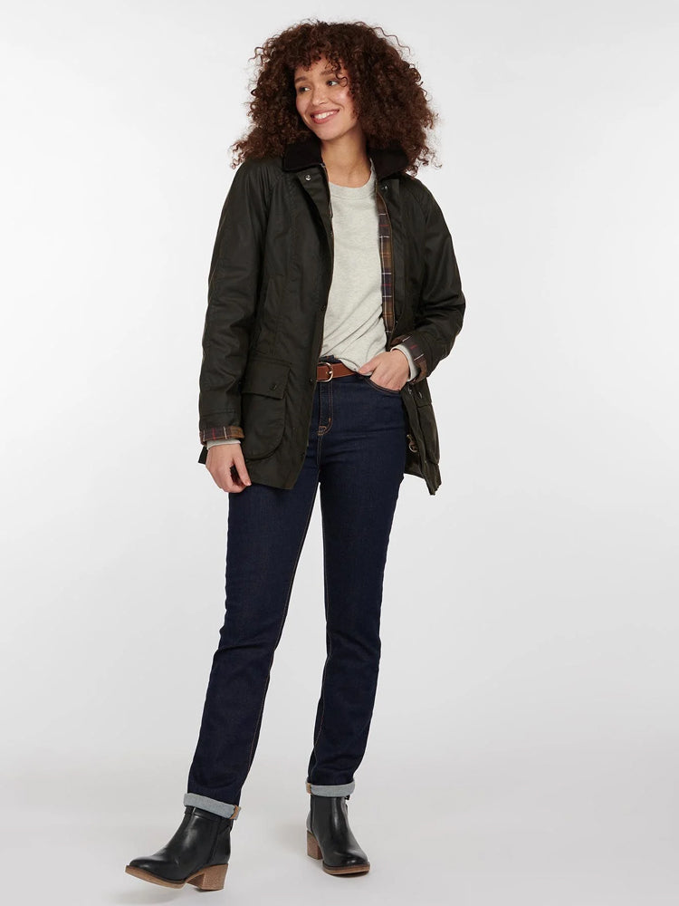 Classic Beadnell Wax Jacket - Olive