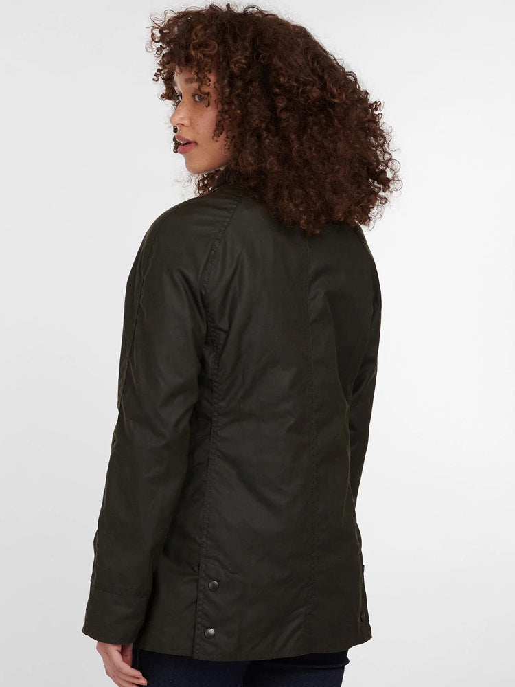 Classic Beadnell Wax Jacket - Olive