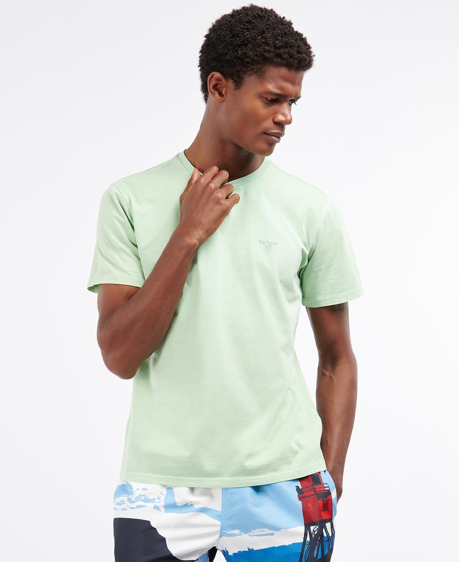 Garment Dyed Tee - Dusty Mint