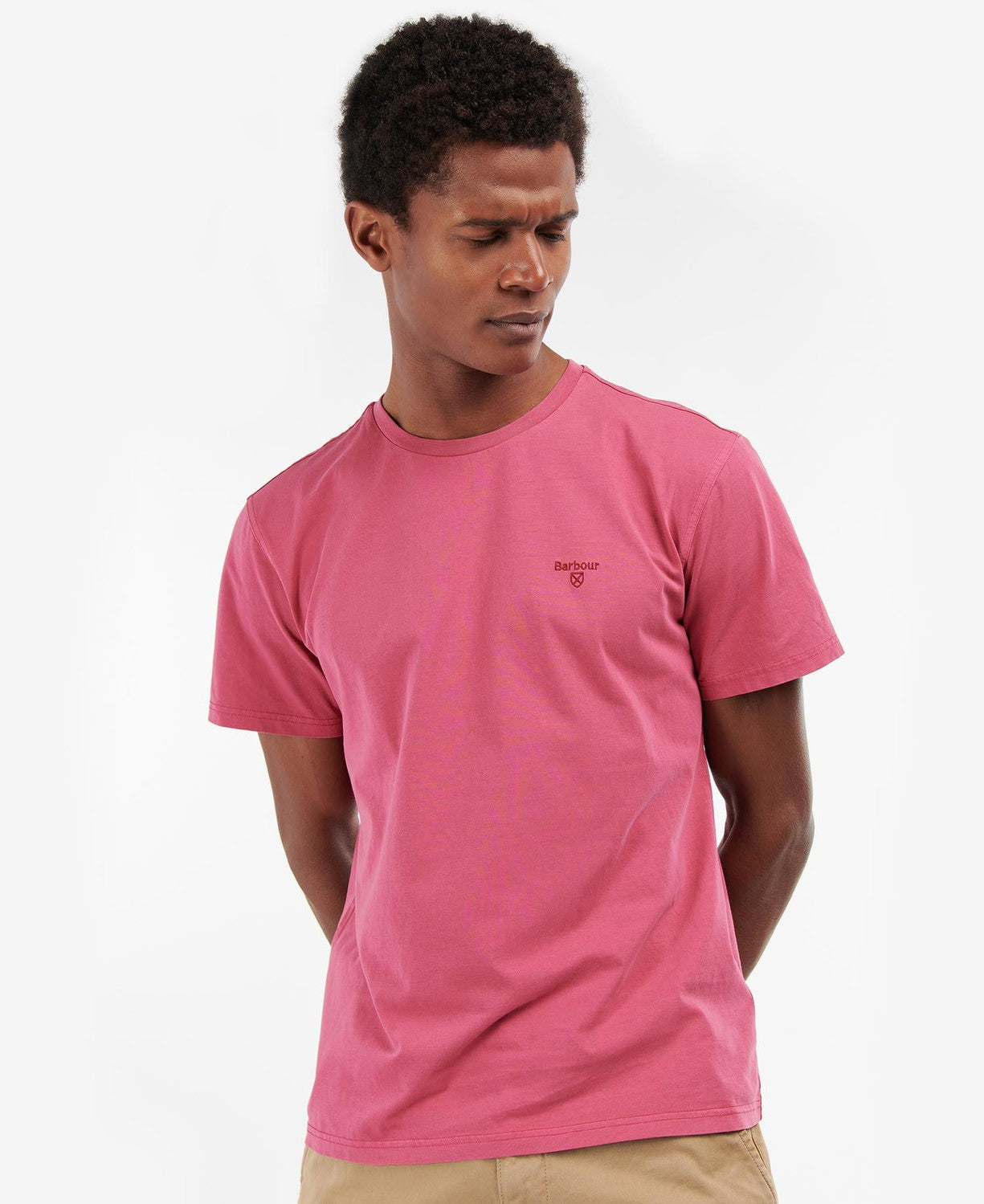 Garment Dyed Tee - Fuscia