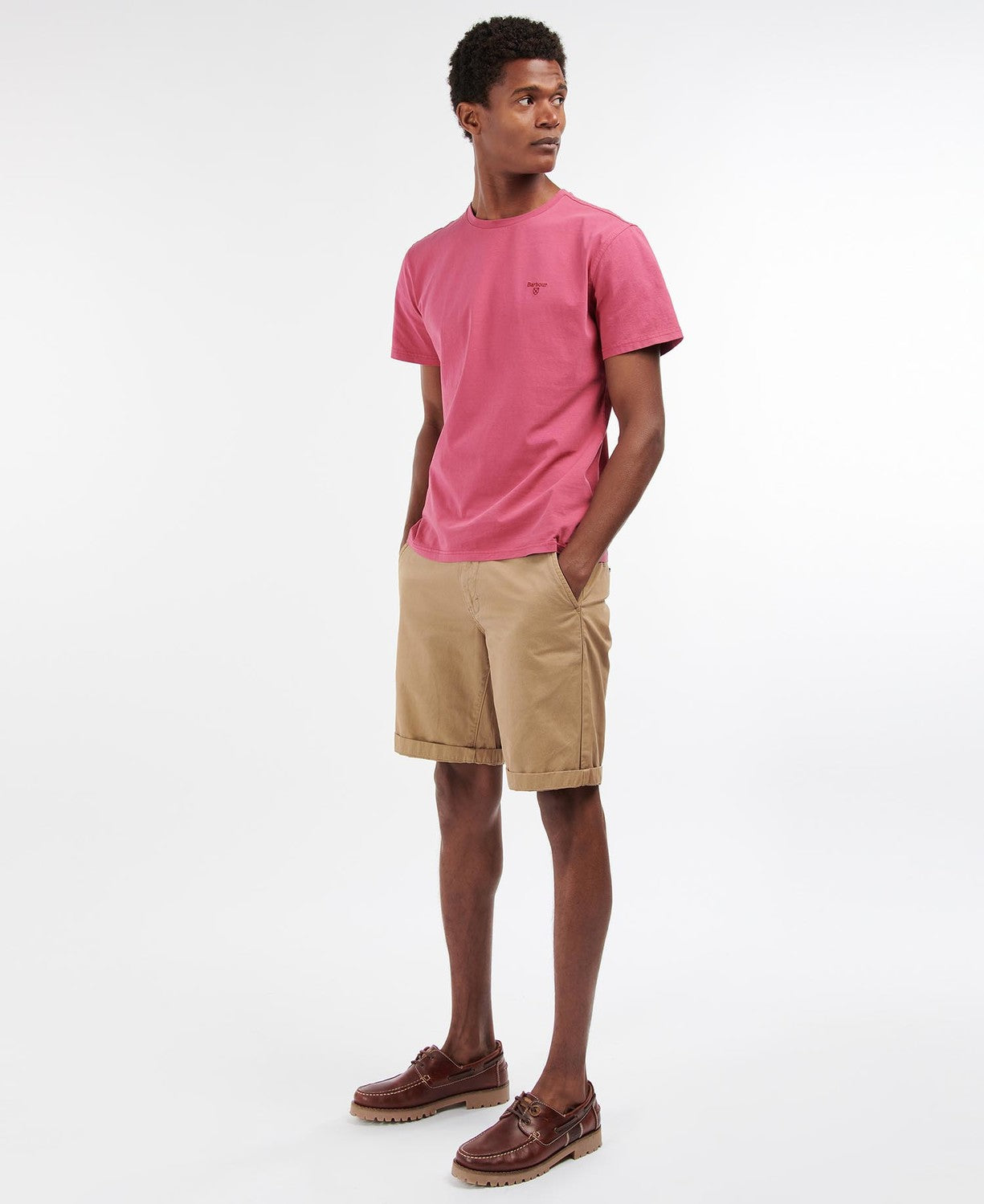 Garment Dyed Tee - Fuscia