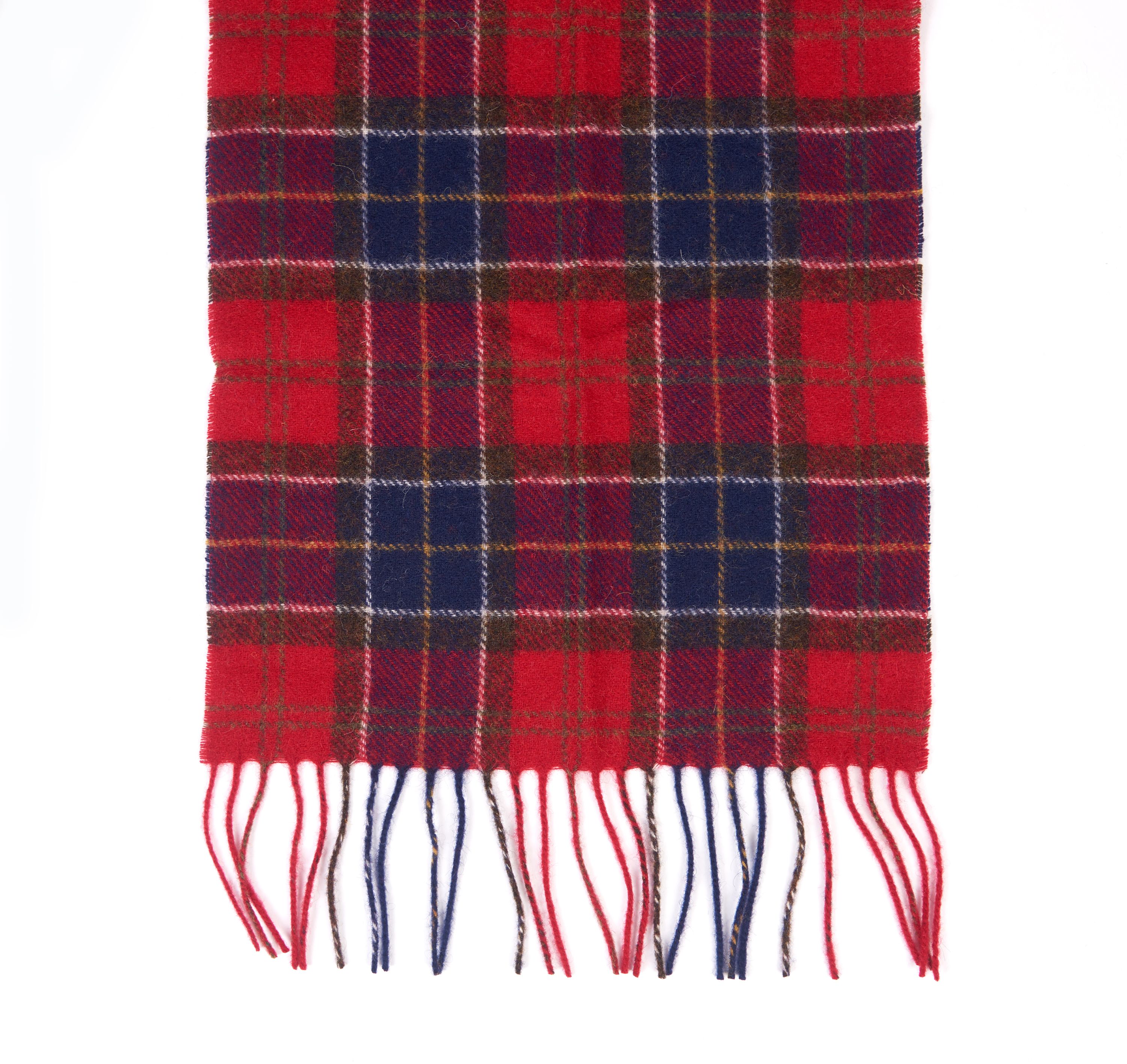 Tartan Lambswool Scarf - Red Tartan