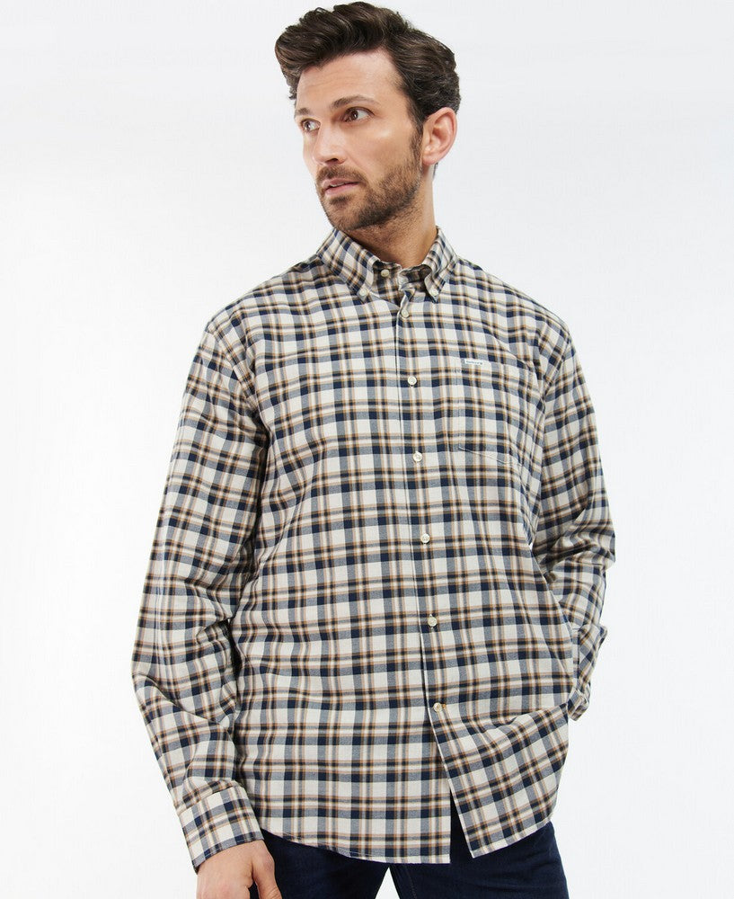 Turville Regular Fit Shirt - Ecru Marl