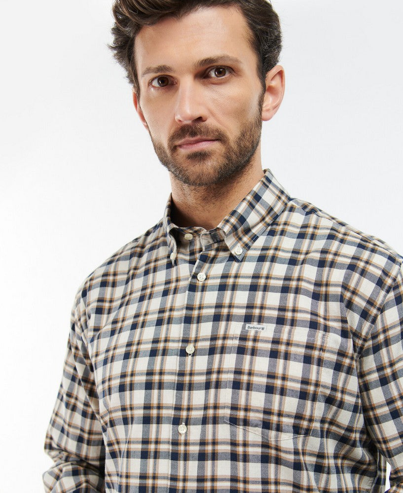 Turville Regular Fit Shirt - Ecru Marl