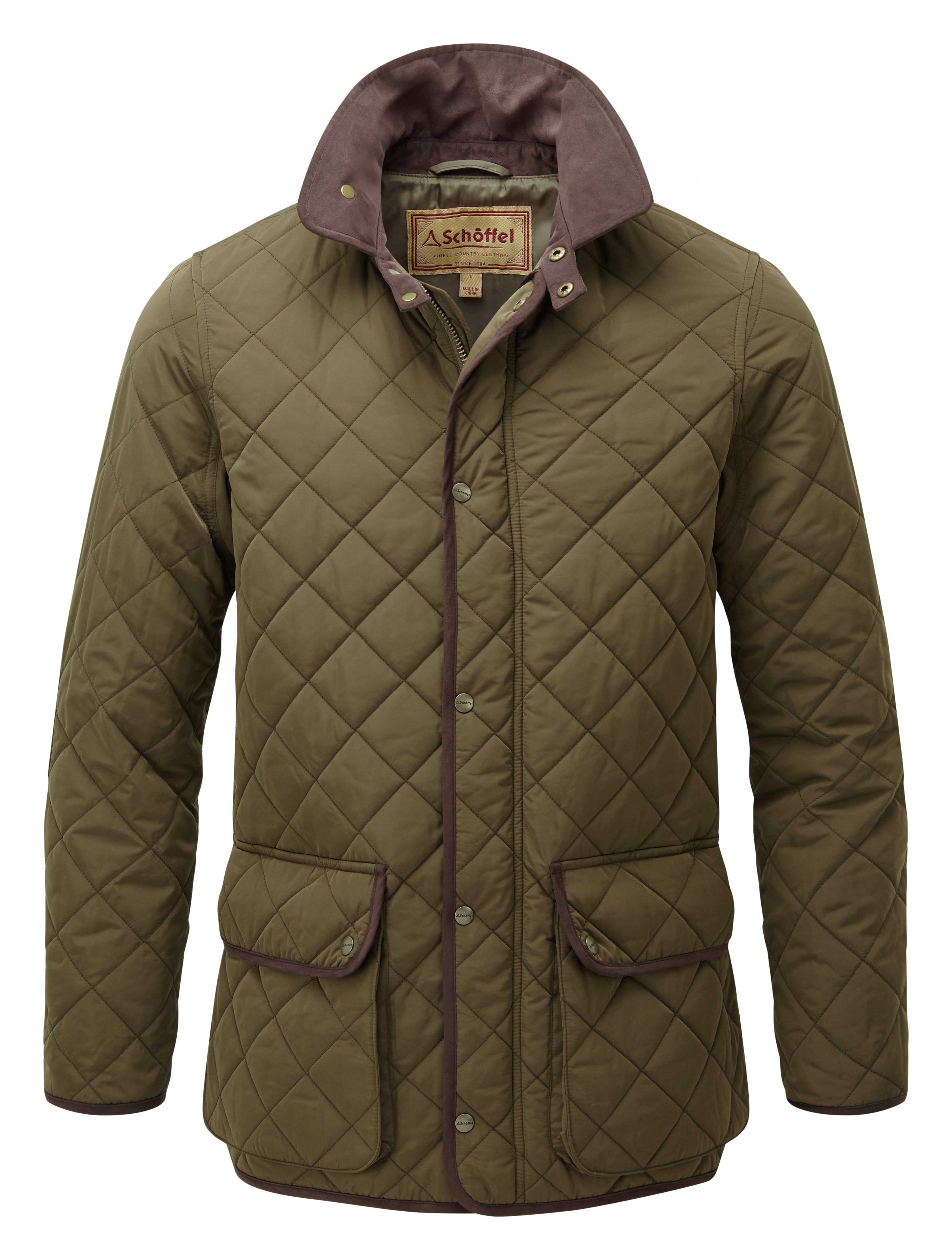 Barrowden Quilt Jacket - Dark Olive