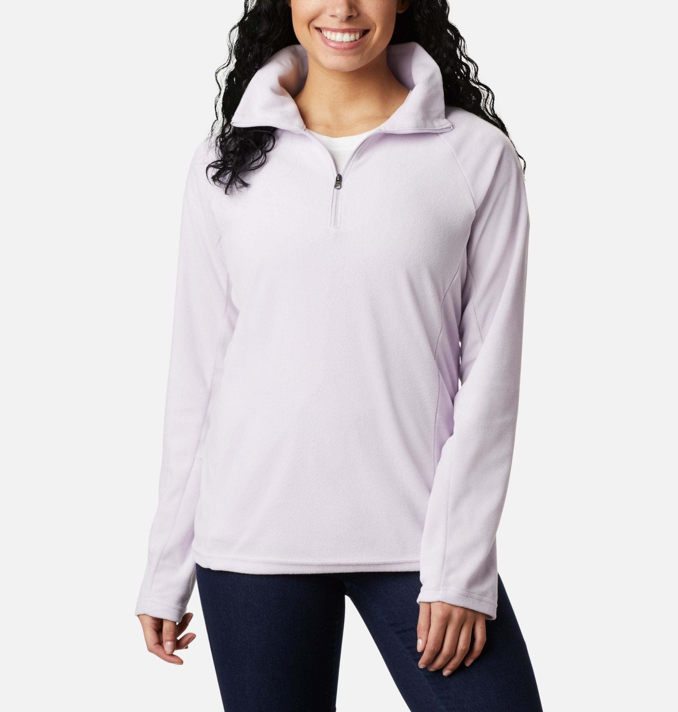 Glacial IV 1/2 Zip Fleece - Pale Lilac