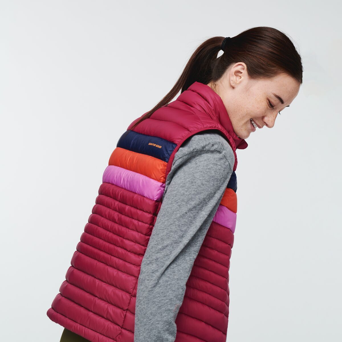 Fuego Down Vest - Raspberry
