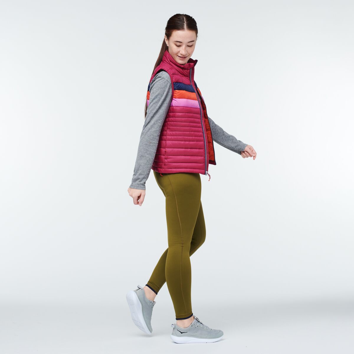 Fuego Down Vest - Raspberry