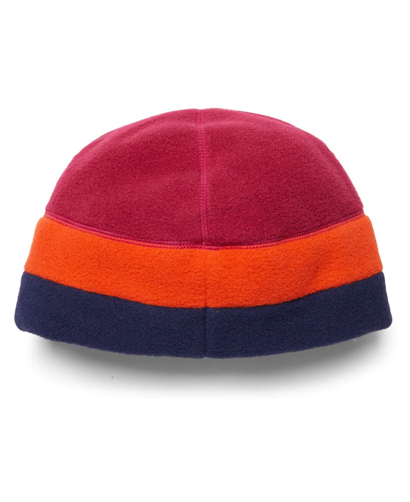 Teca Fleece Beanie - Raspberry Stripes