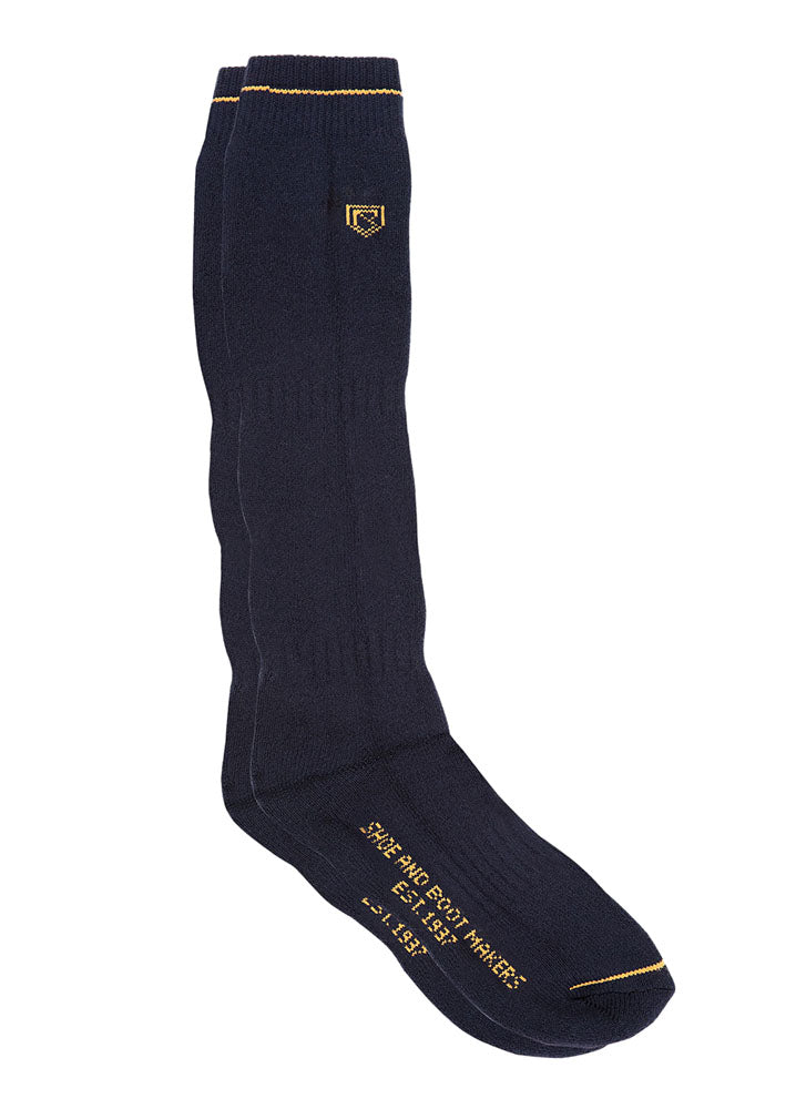 Long Boot Socks - Navy