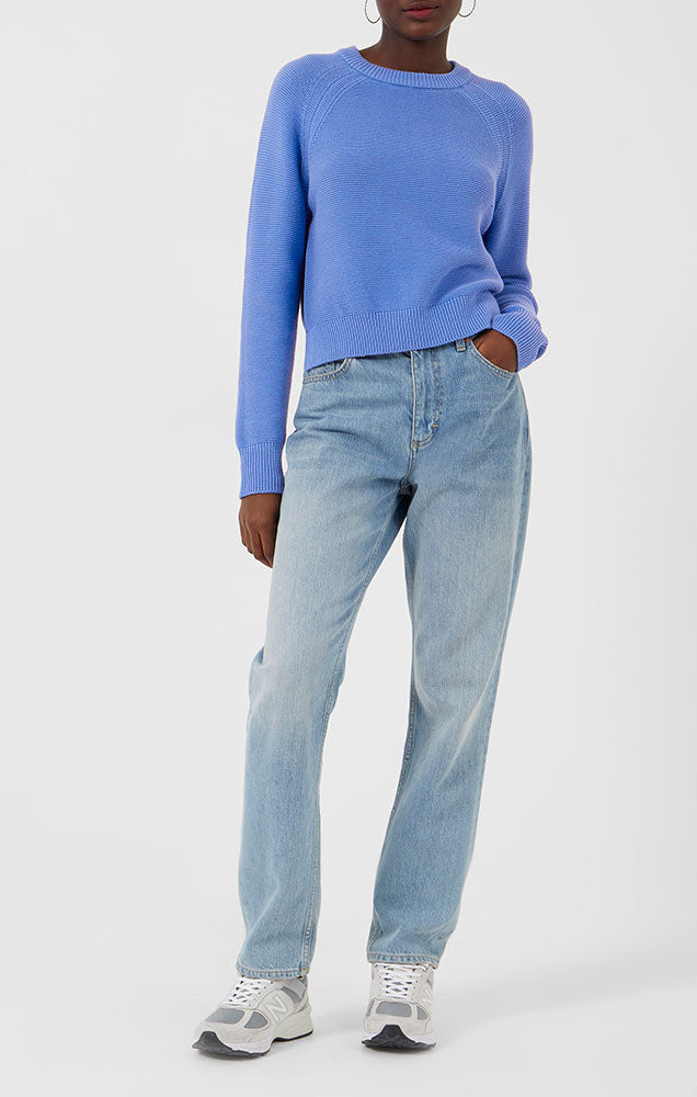 Lilly Mozart Crew Neck Jumper - Baja Blue