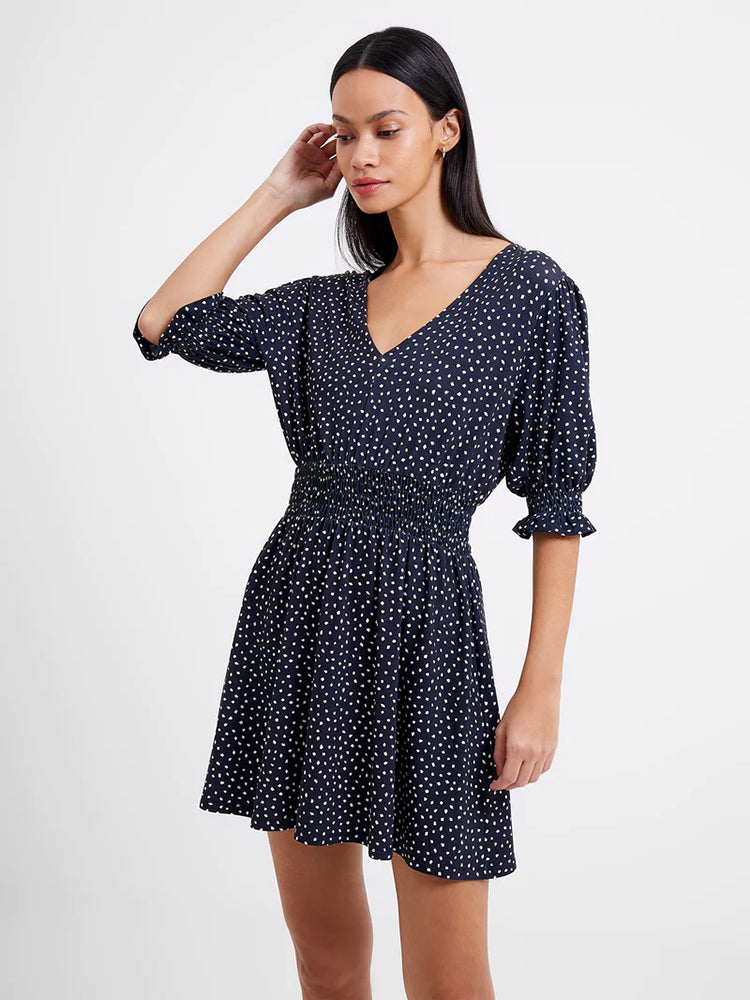 Meadow Dea 3/4 Sleeve Dress - Marine