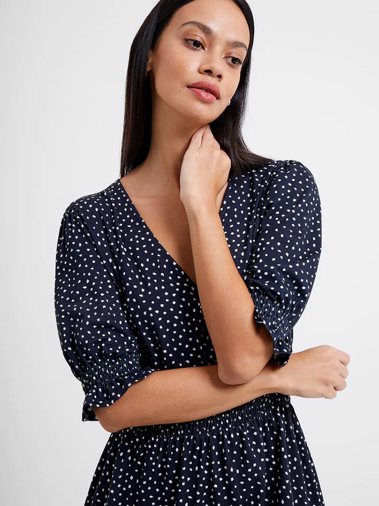 Meadow Dea 3/4 Sleeve Dress - Marine