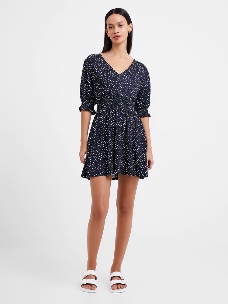 Meadow Dea 3/4 Sleeve Dress - Marine
