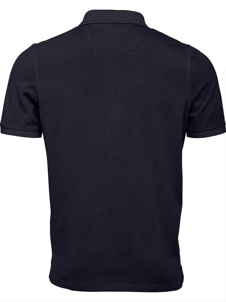 Garment Dyed Polo Shirt - Navy