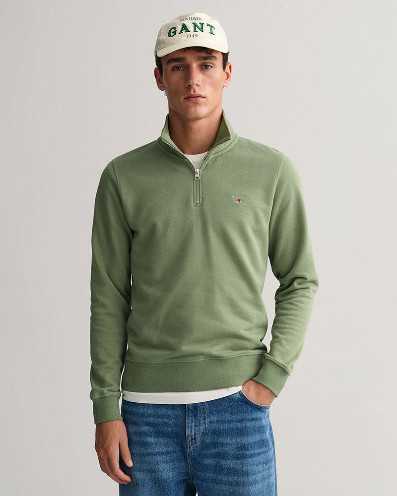 Original Half Zip Sweat - Kalamata Green