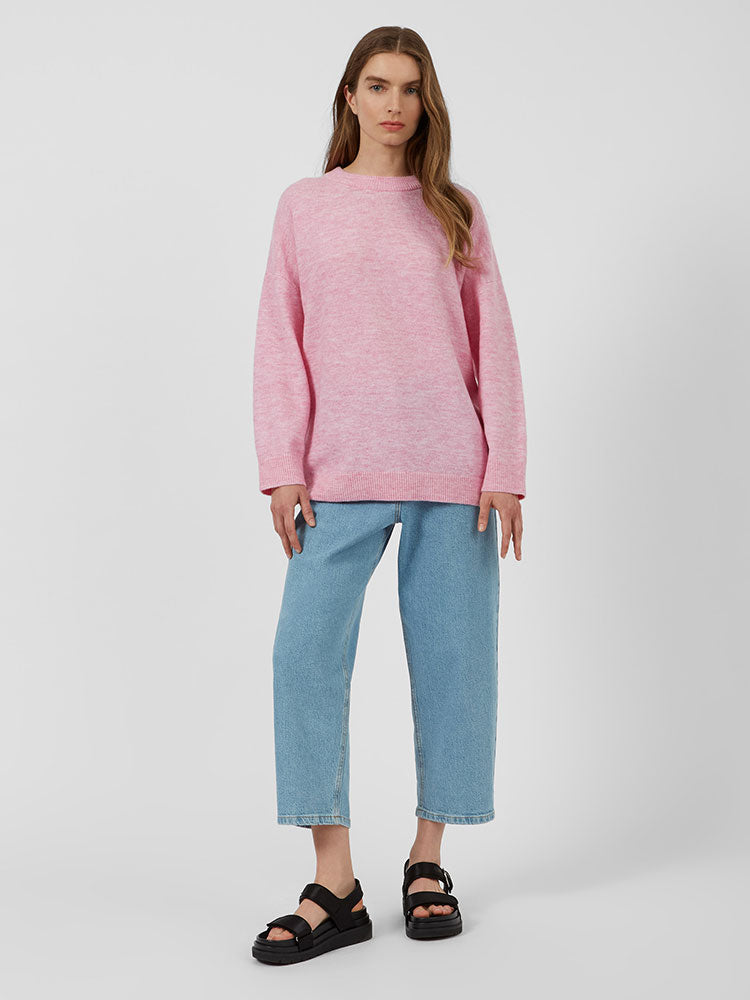 Carice Knit Crew Neck Jumper - Blossom