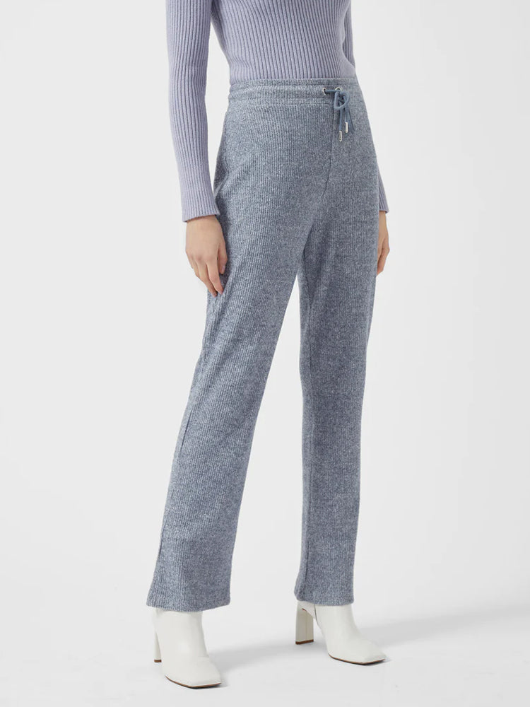 Soft Lounge Tie Waist Trousers - Classic Navy