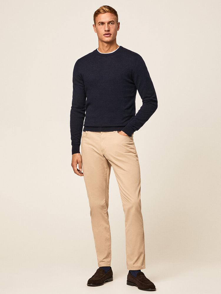 Cotton Twill Pants - Oatmeal