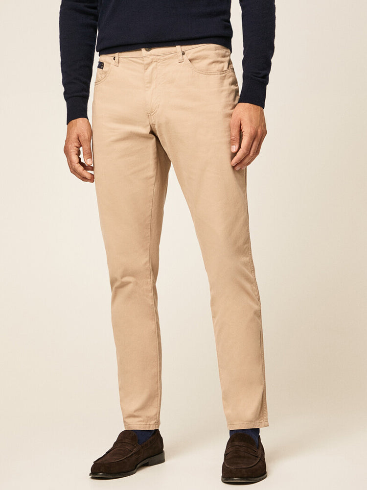 Cotton Twill Pants - Oatmeal