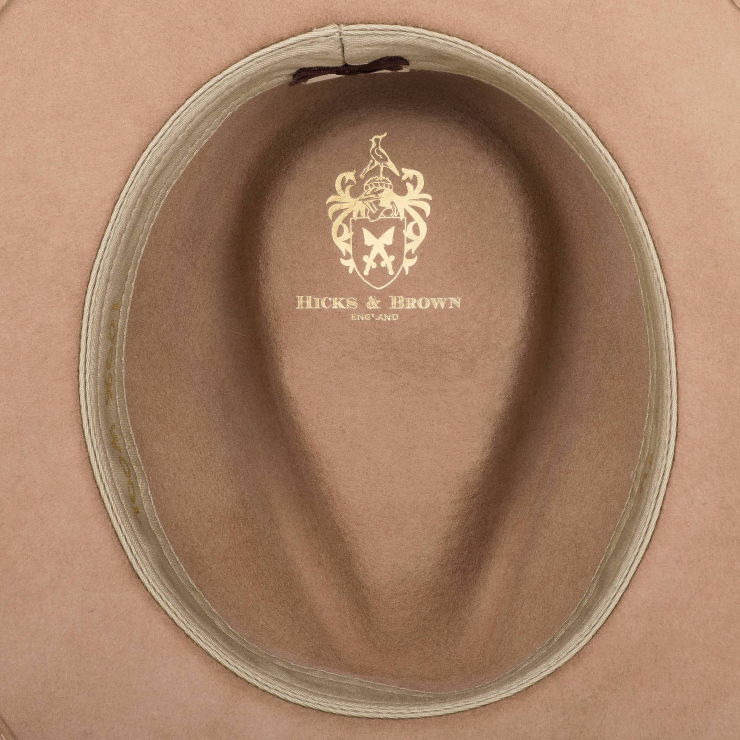 Suffolk Fedora Bronze Side Feather - Camel