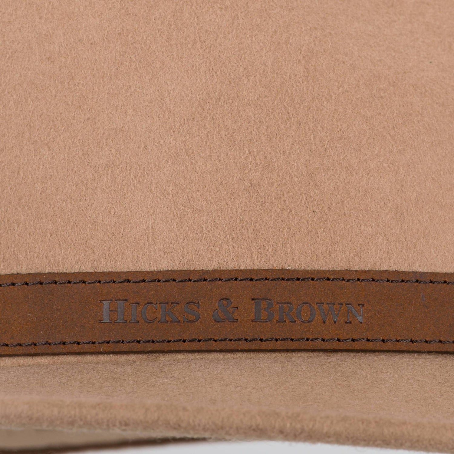Suffolk Fedora Bronze Side Feather - Camel