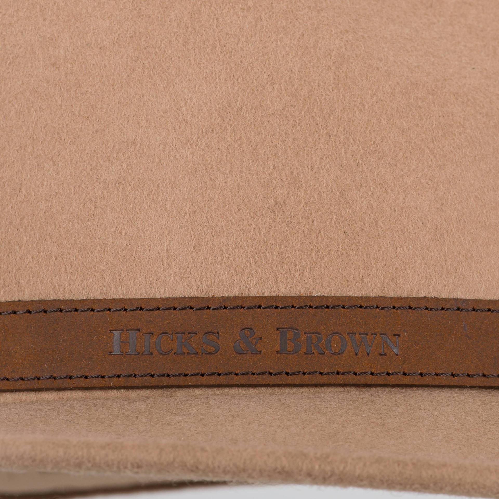 Suffolk Fedora Bronze Side Feather - Camel