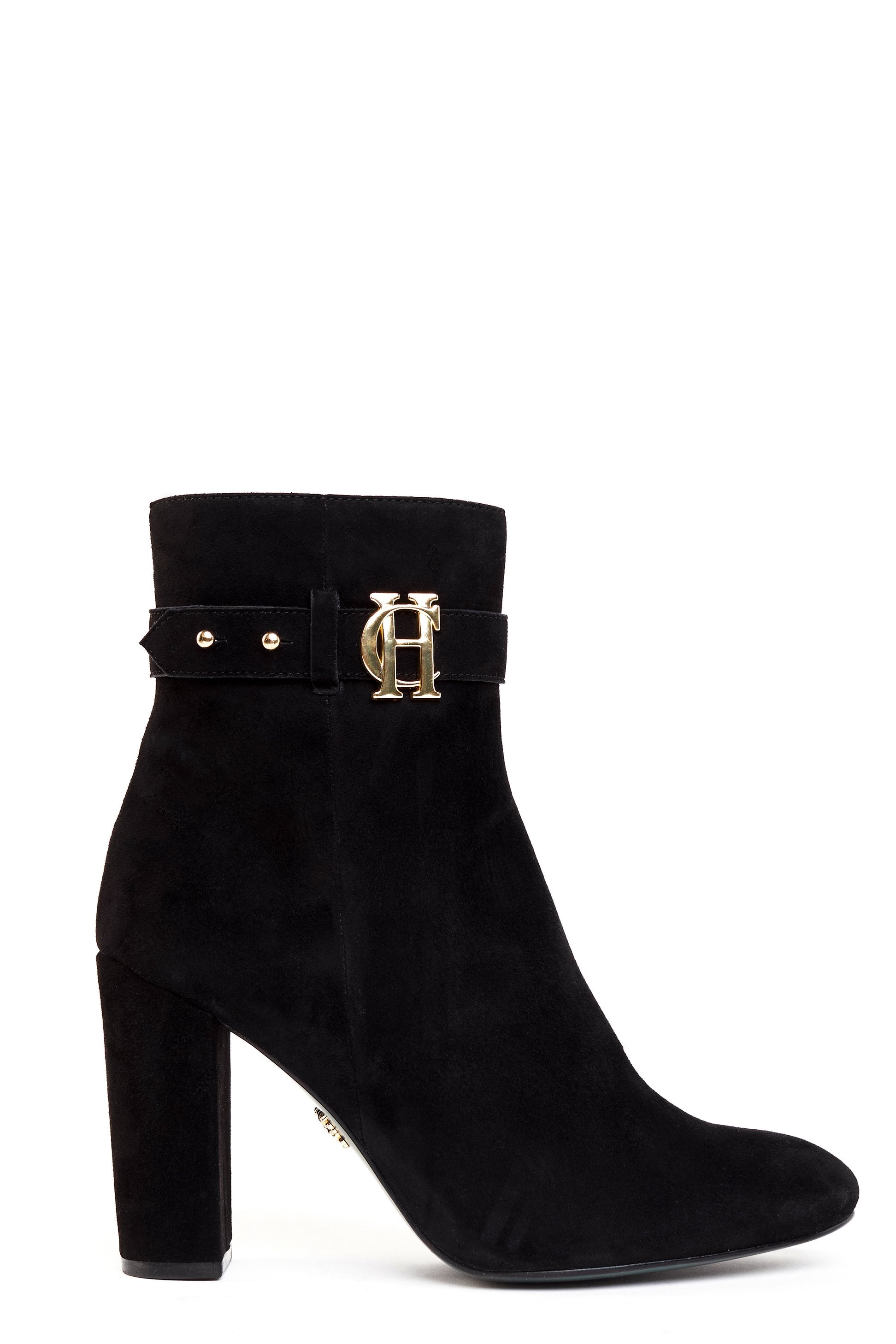 Mayfair Suede Ankle Boot - Black