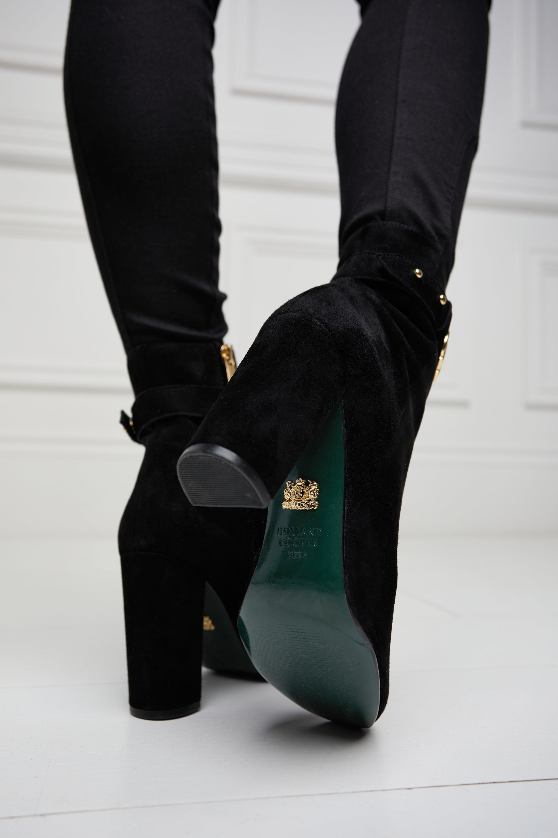 Mayfair Suede Ankle Boot - Black