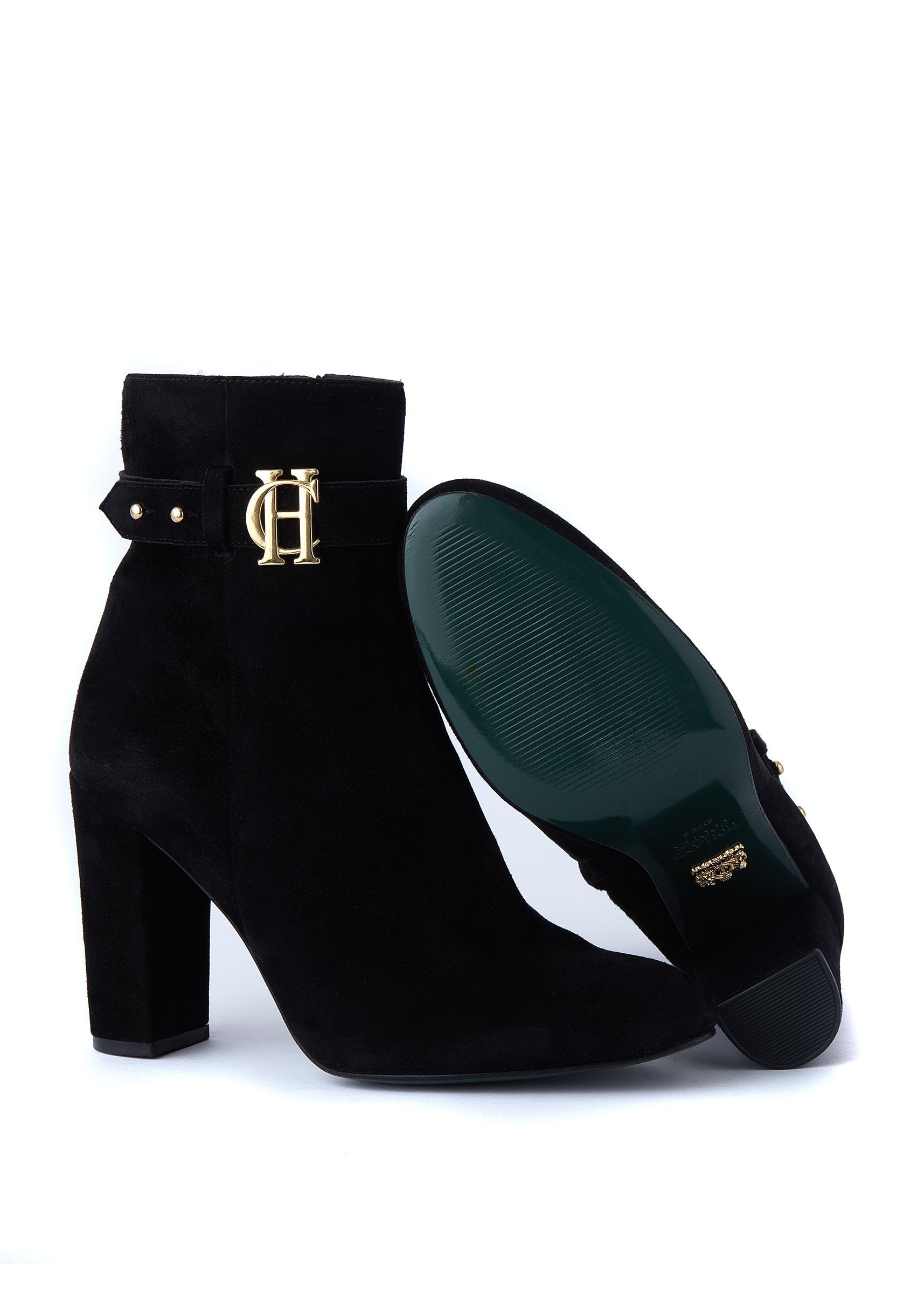 Mayfair Suede Ankle Boot - Black