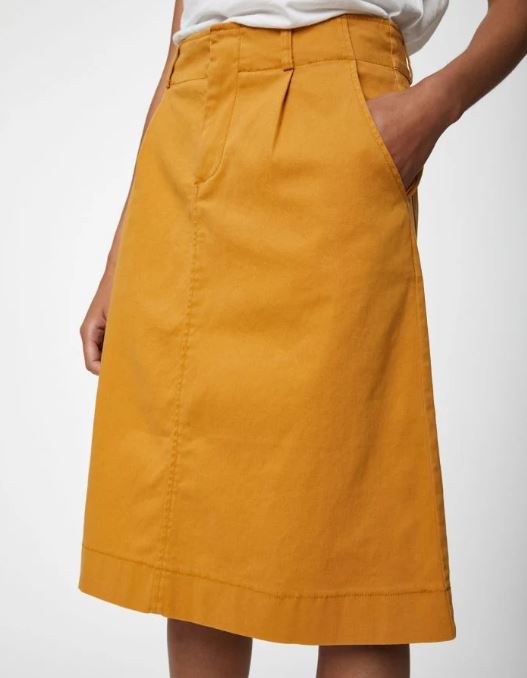Justine Skirt - Saffron Yellow