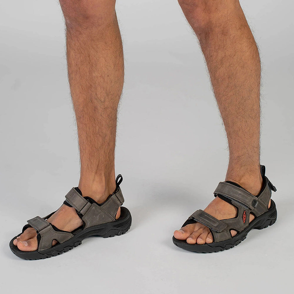 Targhee III Open Toe Sandal - Bison/Mulch