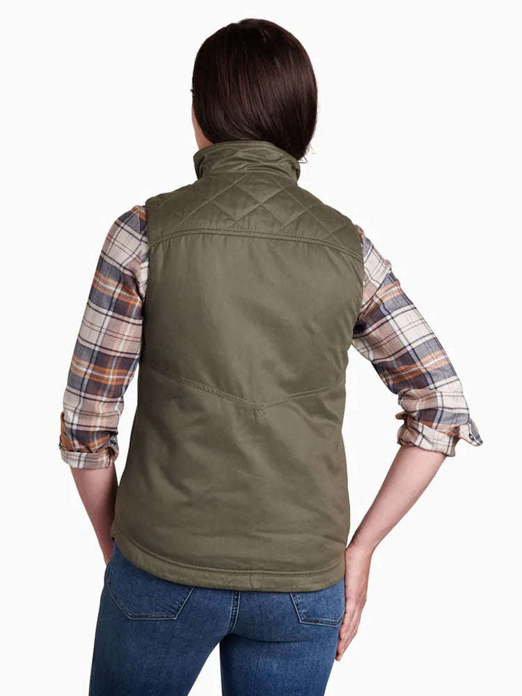 Celeste Lined Vest - Sage